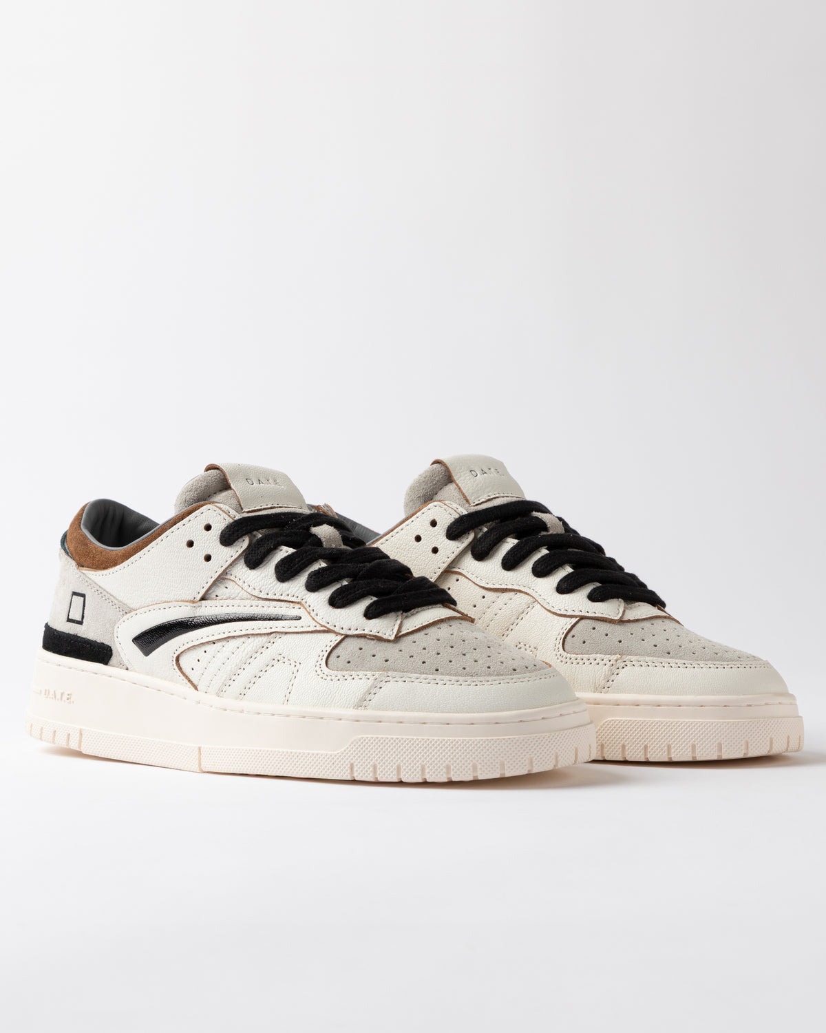 D.A.T.E. Sneakers Uomo TORNEO COLORED White Cuoio