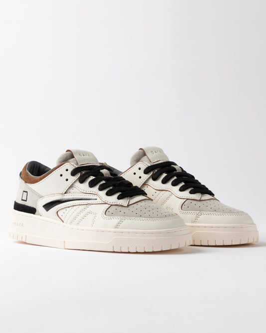 D.A.T.E. Sneakers Uomo TORNEO COLORED White Cuoio