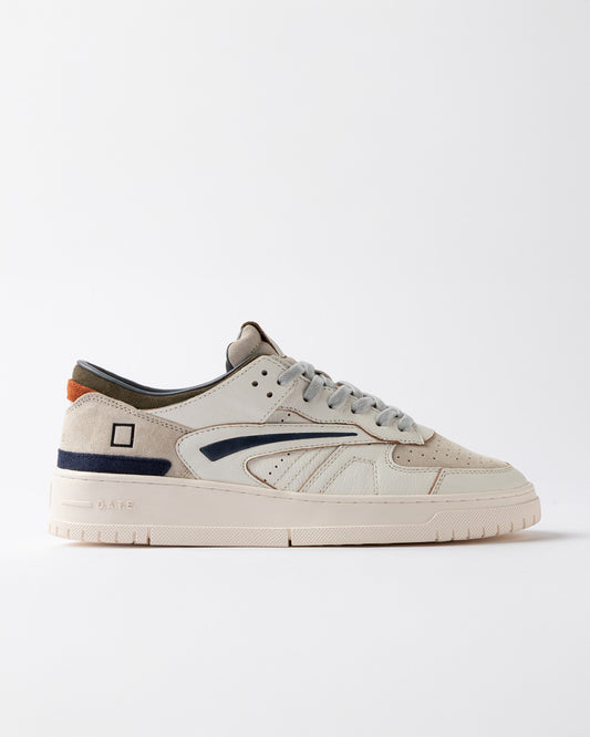 D.A.T.E. Sneakers Uomo TORNEO COLORED White Green