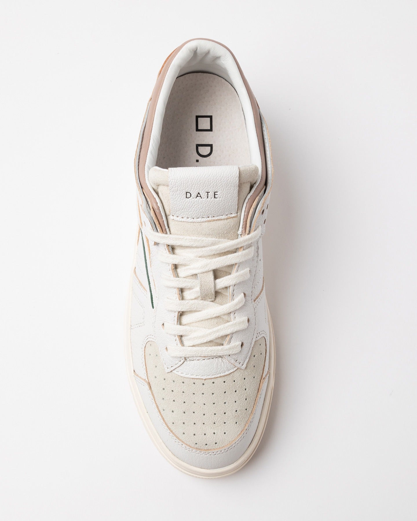 D.A.T.E. Sneakers Uomo TORNEO COLORED White Green