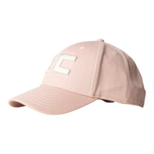 ELISABETTA FRANCHI Cappello baseball in canvas con ricamo CL06F51E2 Rosa Baby