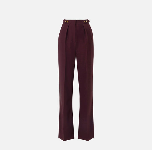 ELISABETTA FRANCHI Pantaloni in crepe con accessorio gioiello
PA09956E2 Merlot