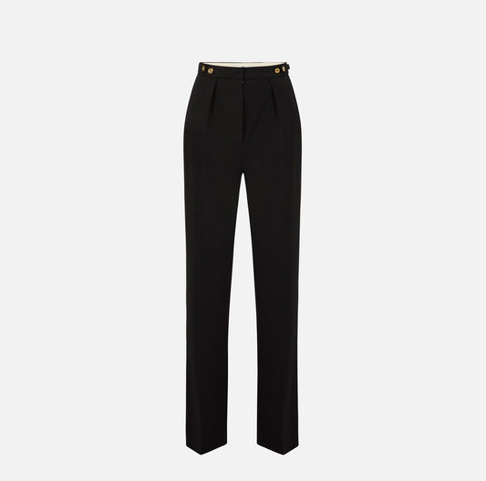 ELISABETTA FRANCHI Pantaloni in crepe con accessorio gioiello
PA09956E2 Nero