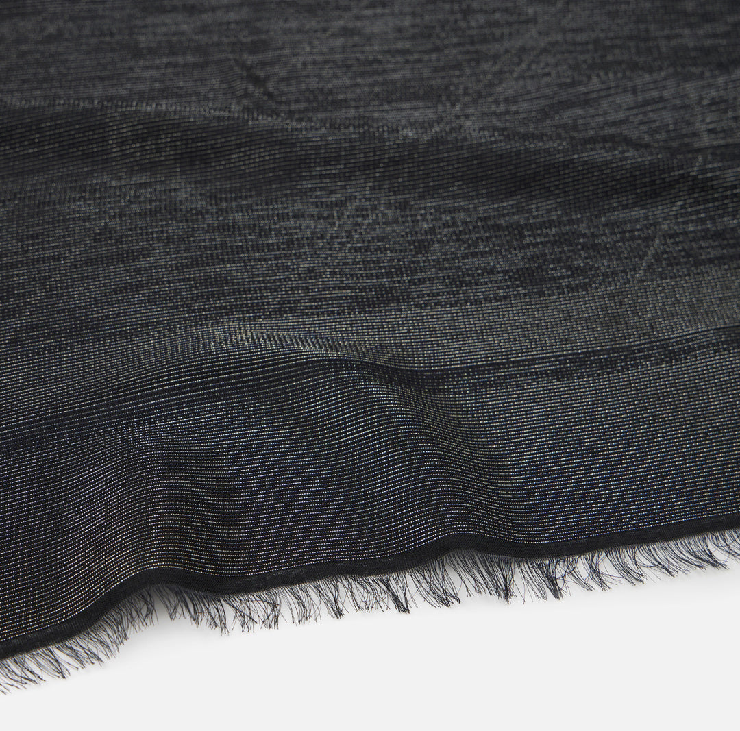 ELISABETTA FRANCHI Pashmina in jacquard lurex SC03F46E2 Nero