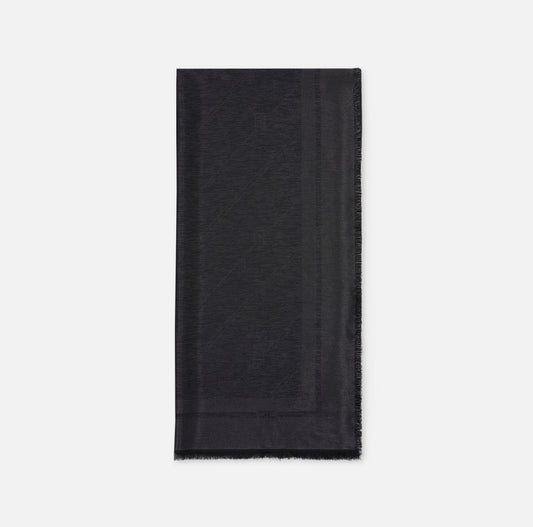 ELISABETTA FRANCHI Pashmina in jacquard lurex SC03F46E2 Nero