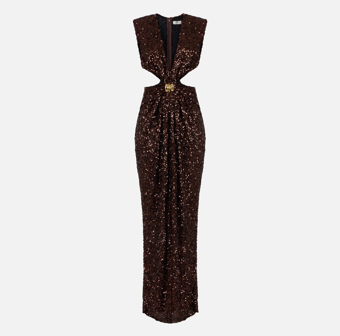 ELISABETTA FRANCHI Abito Red Carpet ABR4852E2 Cacao