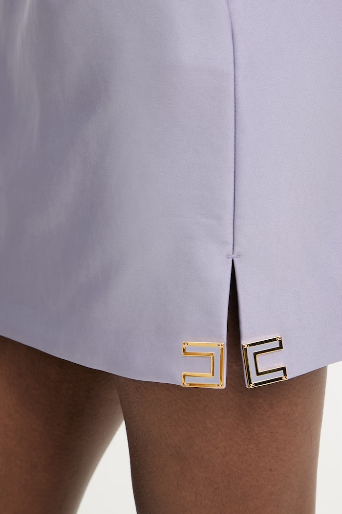 ELISABETTA FRANCHI Abito in duchesse in raso AB87561E2 Lilla