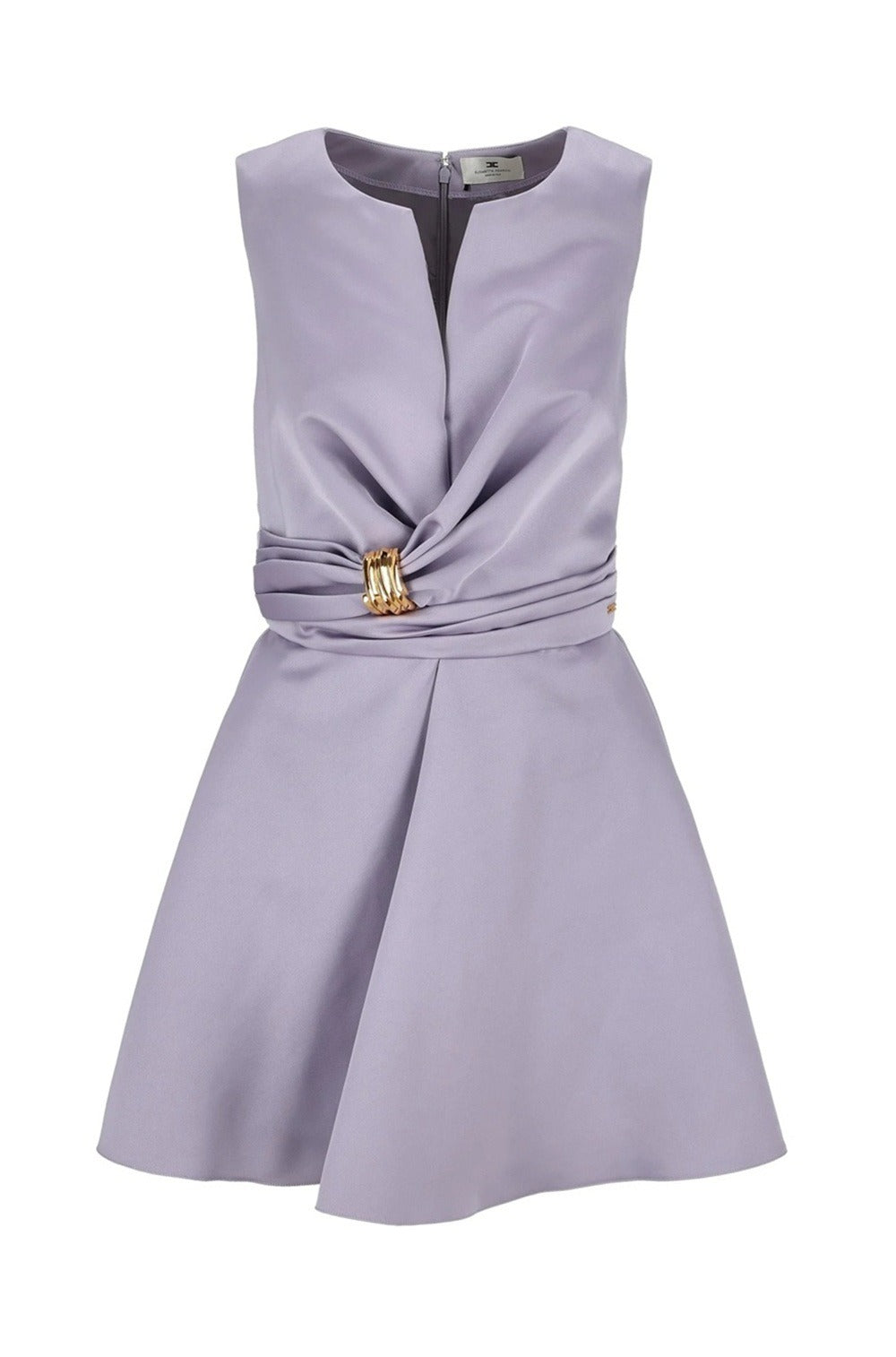 ELISABETTA FRANCHI Satin Dress AB87261E2 Lilac
