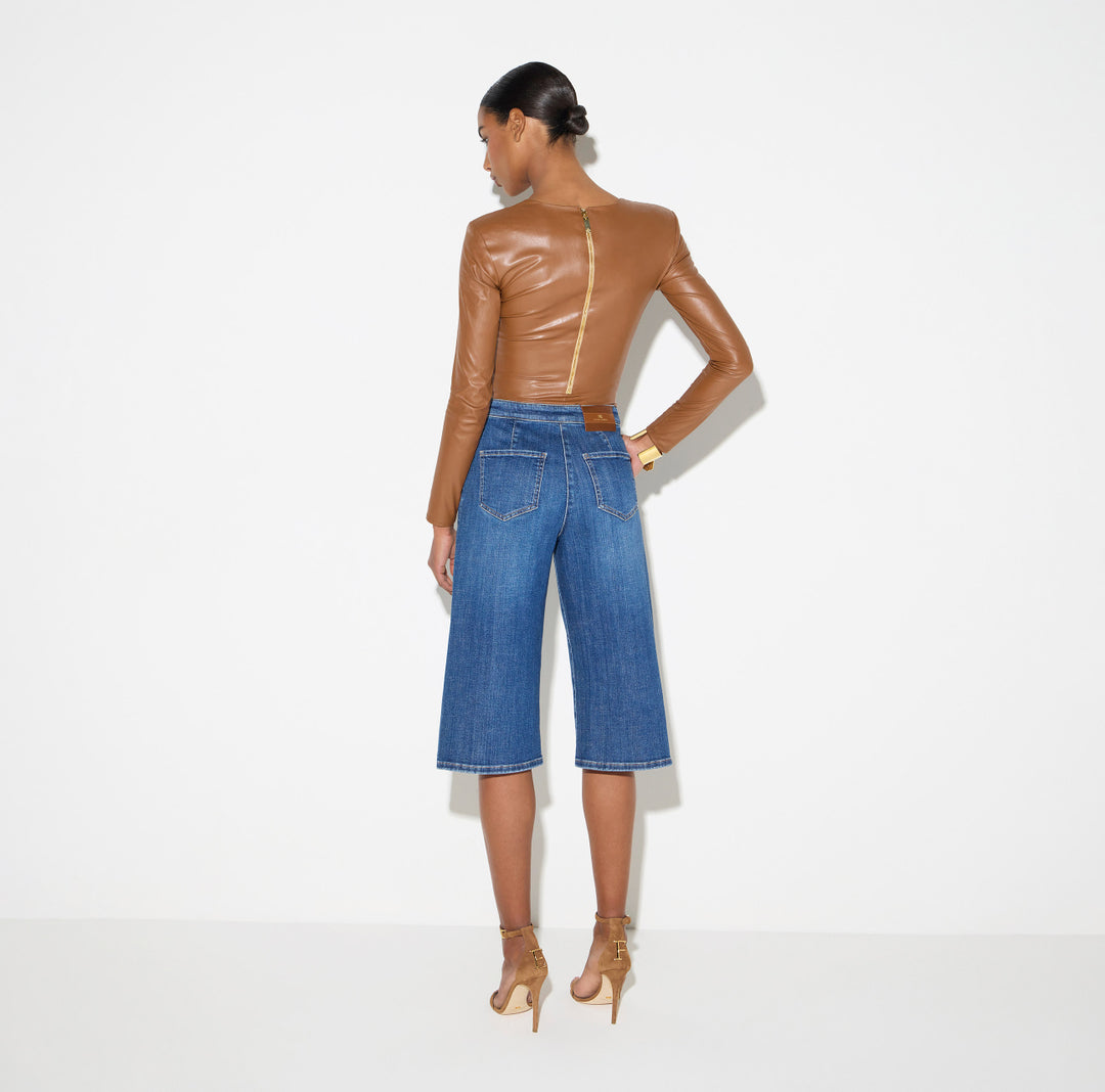 ELISABETTA FRANCHI Body con nodo BO04566E2 Sigaro