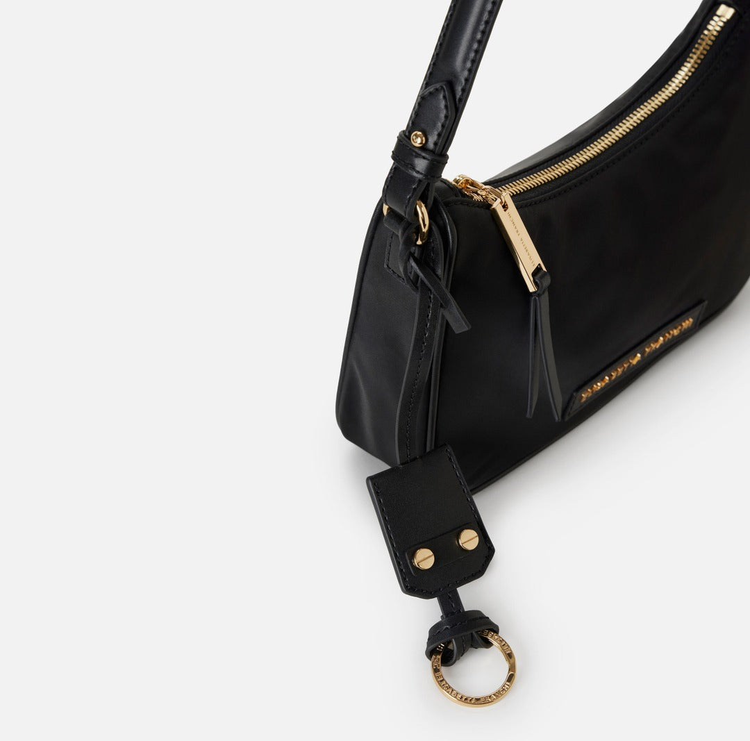 ELISABETTA FRANCHI Borsa a spalla con anello BS95A61E2 Nero