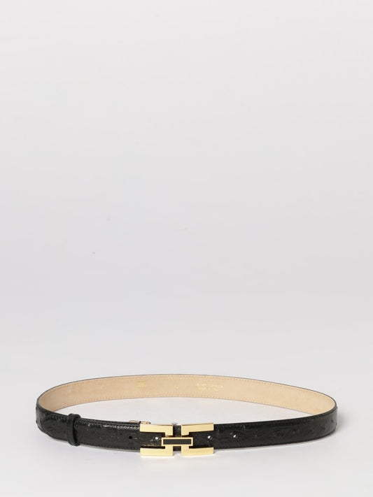 ELISABETTA FRANCHI Cintura con logo CT25S62E2 Nero