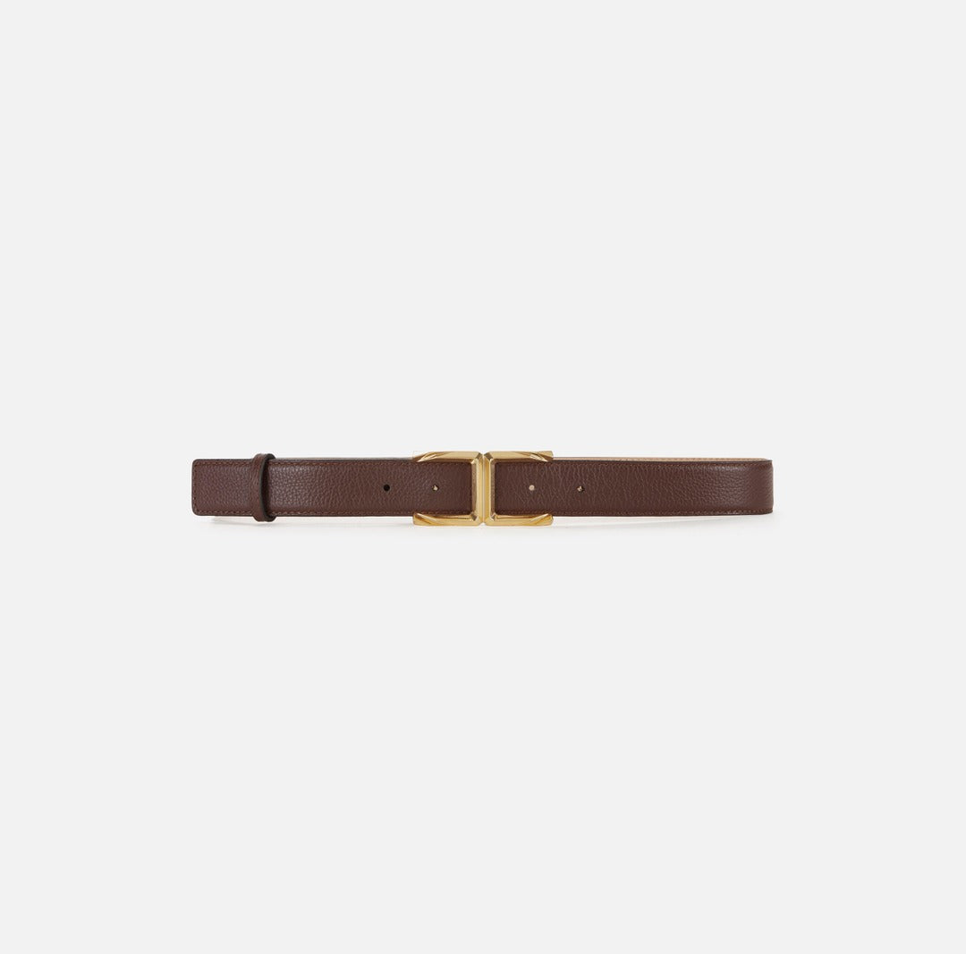 ELISABETTA FRANCHI Cintura in pelle CT88S62E2 Cacao