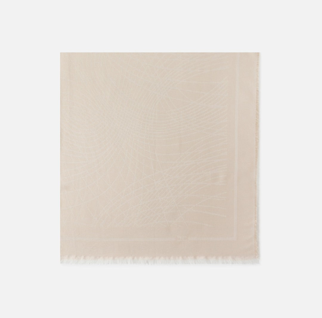 ELISABETTA FRANCHI Foulard con lurex SC13F62E2 Burro