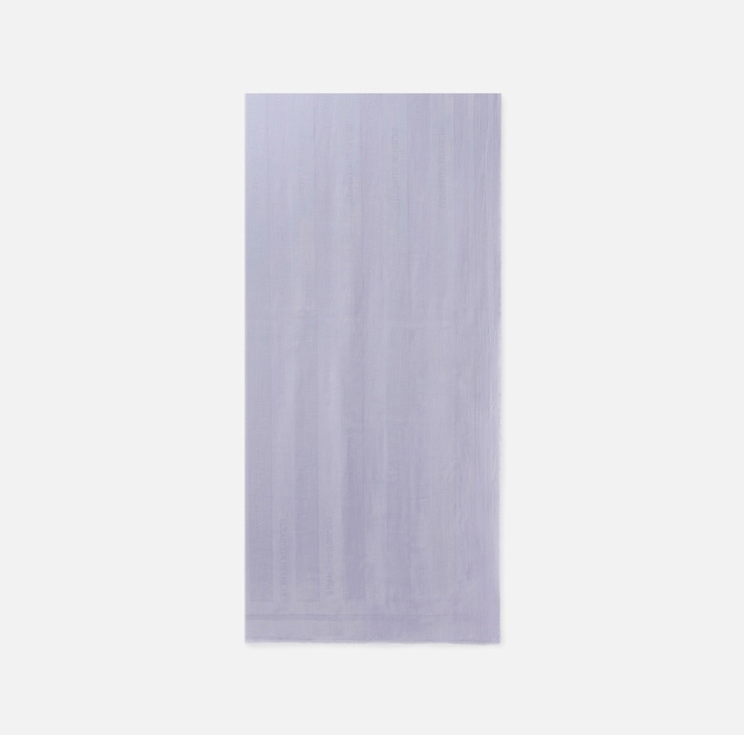 ELISABETTA FRANCHI Foulard in viscosa e modal con righe jacquard SC14F61E2 Lilla