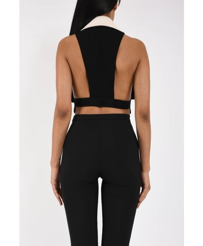 ELISABETTA FRANCHI Gilet GL00161E2 Nero Burro