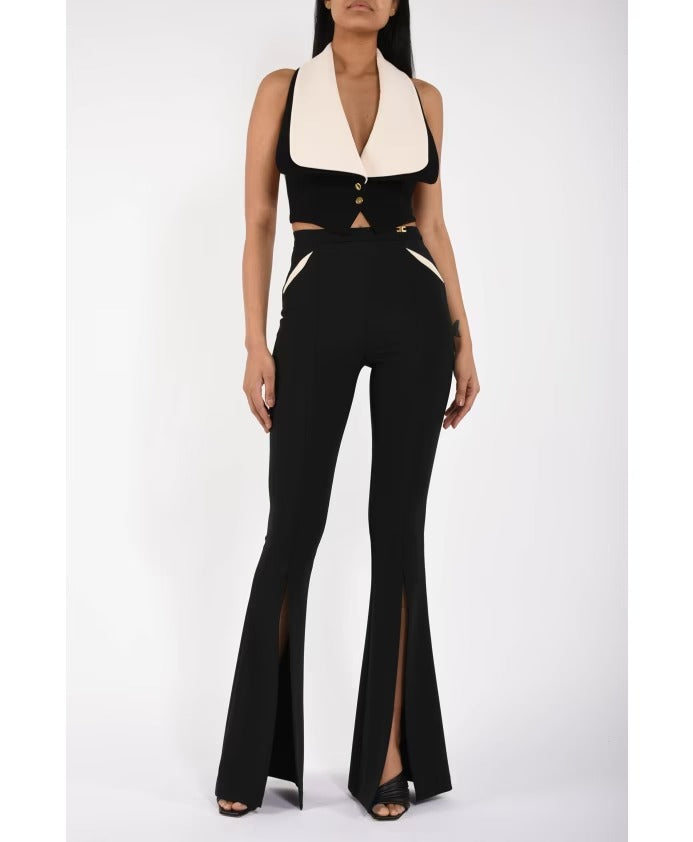 ELISABETTA FRANCHI Gilet GL00161E2 Nero Burro