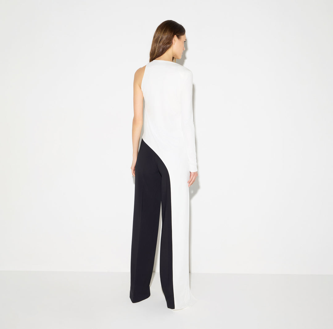 ELISABETTA FRANCHI Maglia in jersey lucido MD00367E2 Avorio