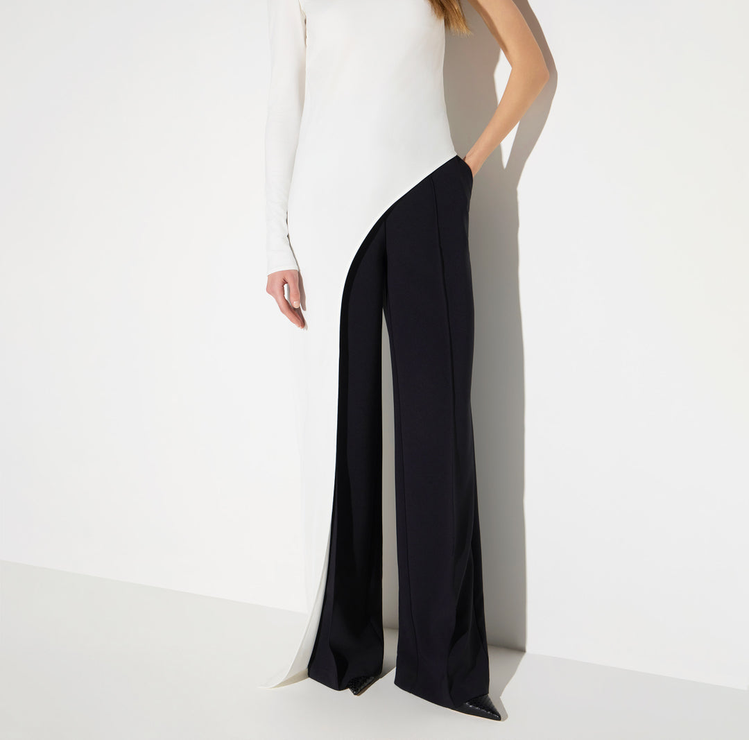 ELISABETTA FRANCHI Maglia in jersey lucido MD00367E2 Avorio