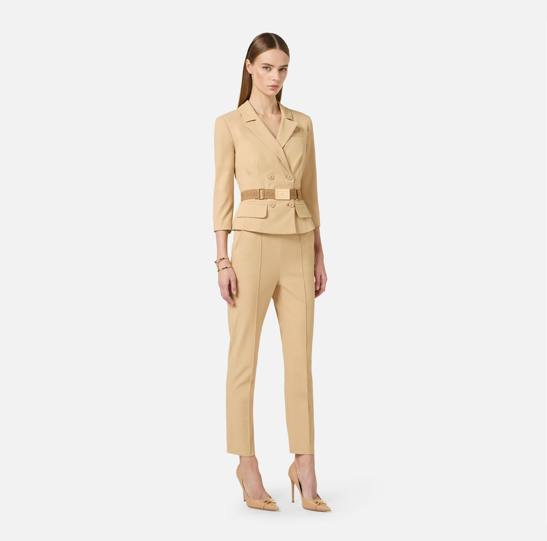 ELISABETTA FRANCHI Trousers PA13261E2 Camel