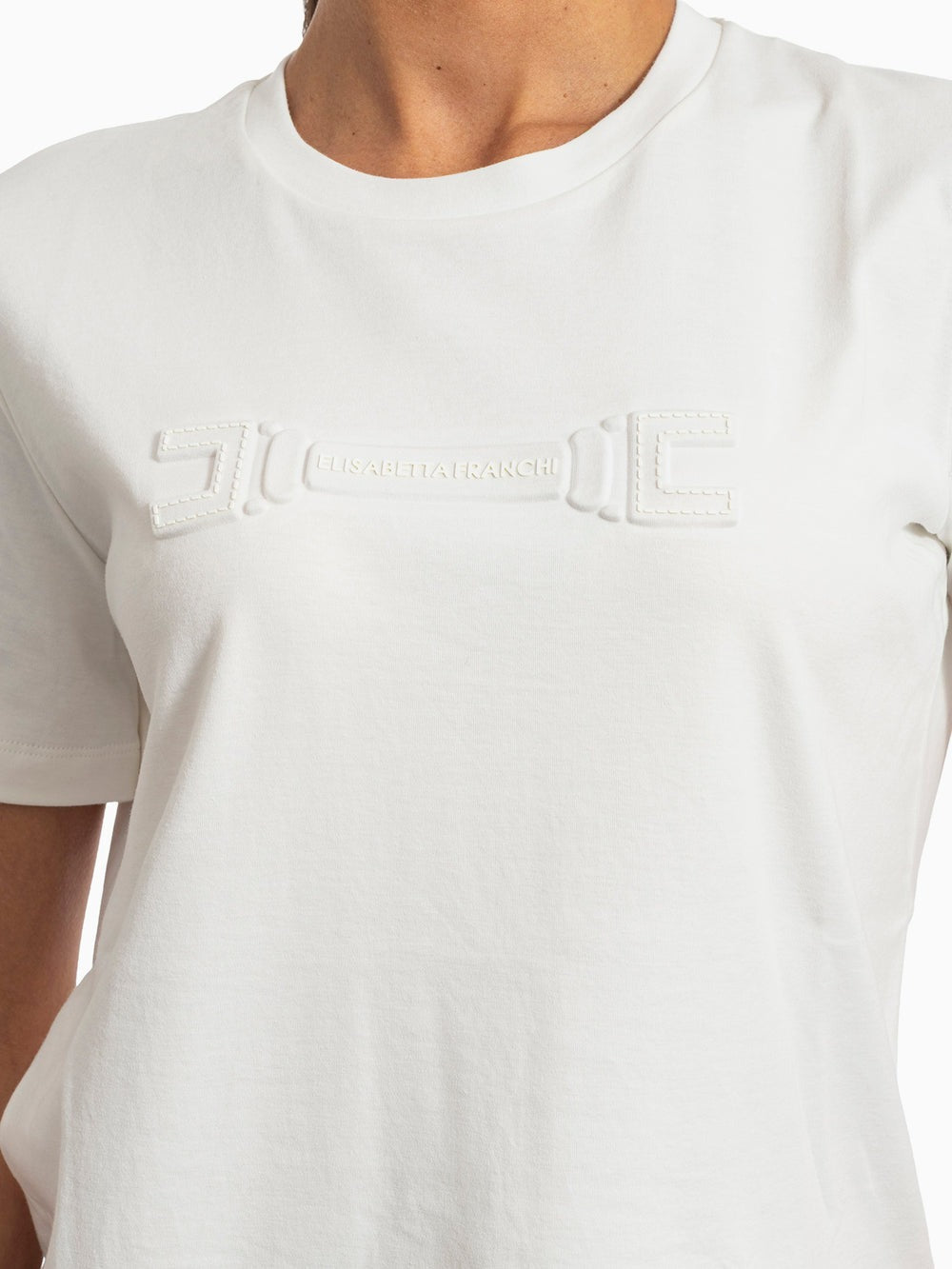 ELISABETTA FRANCHI T-shirt MA68P61E2 Chalk