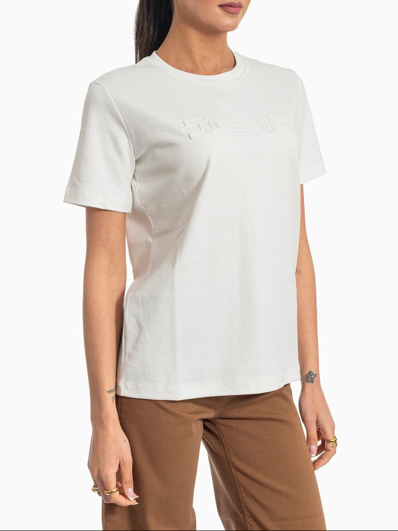 ELISABETTA FRANCHI T-shirt MA68P61E2 Chalk