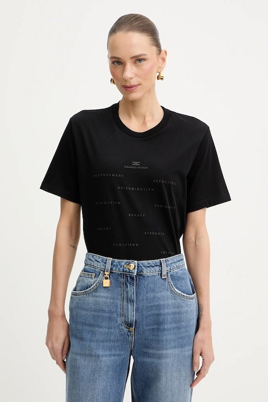 ELISABETTA FRANCHI T-shirt MA74D61E2 Black