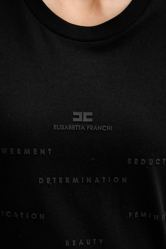 ELISABETTA FRANCHI T-shirt MA74D61E2 Black