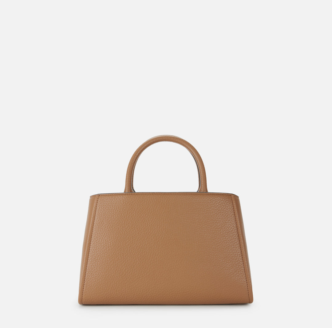 ELISABETTA FRANCHI Borsa Tote con logo BS06A66E2 Daino