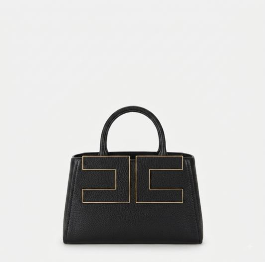 ELISABETTA FRANCHI Borsa Tote con logo BS06A66E2 Nero
