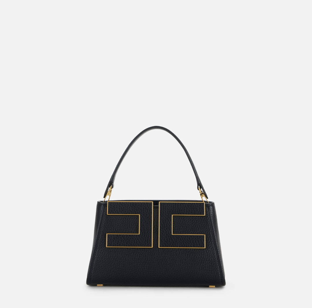 ELISABETTA FRANCHI Borsa a mano con logo BS07A66E2 Nero