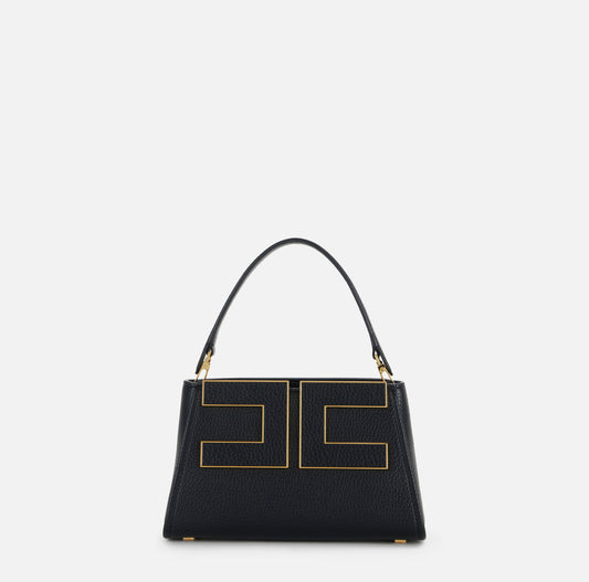ELISABETTA FRANCHI Borsa a mano con logo BS07A66E2 Nero