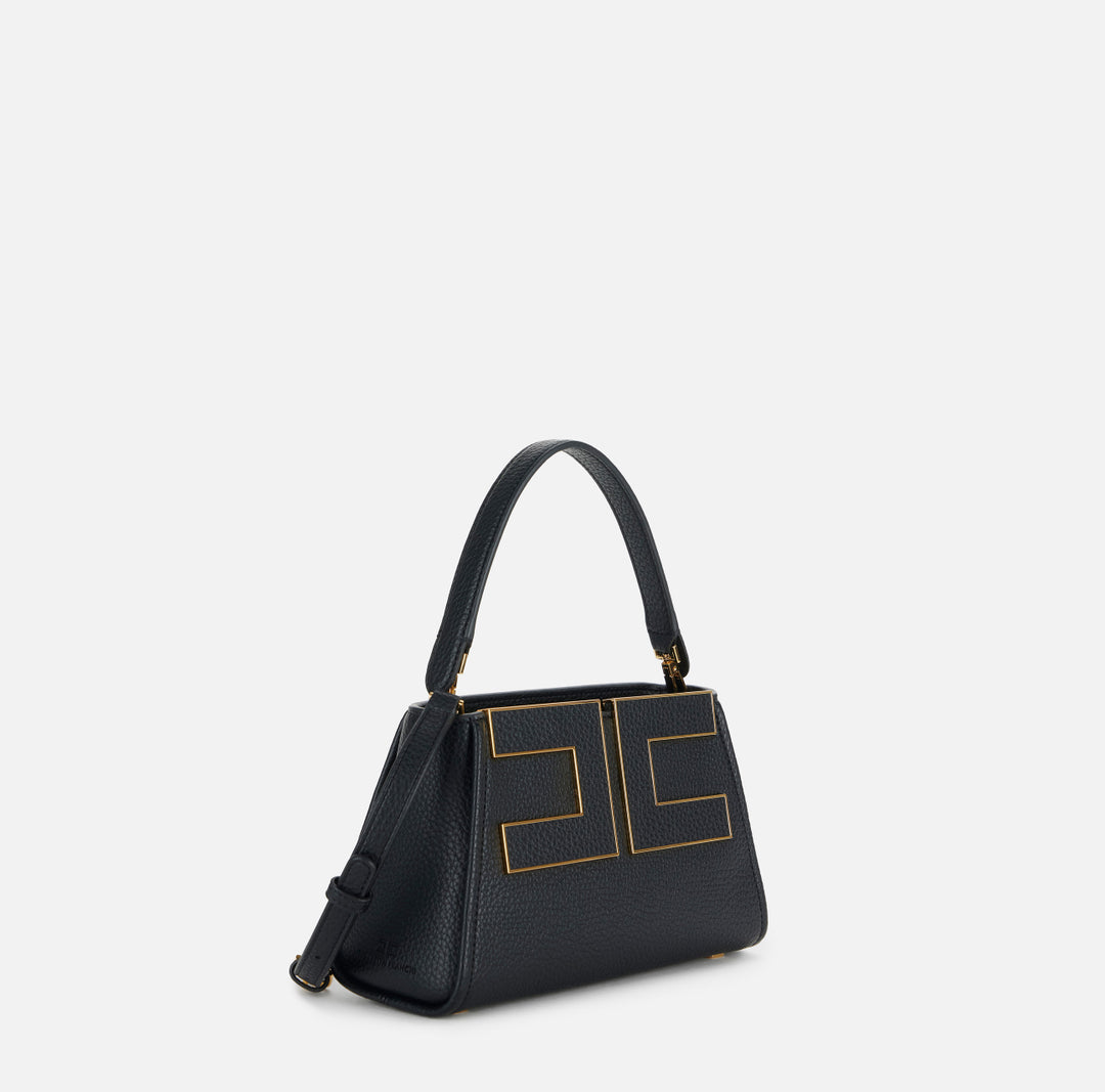 ELISABETTA FRANCHI Borsa a mano con logo BS07A66E2 Nero
