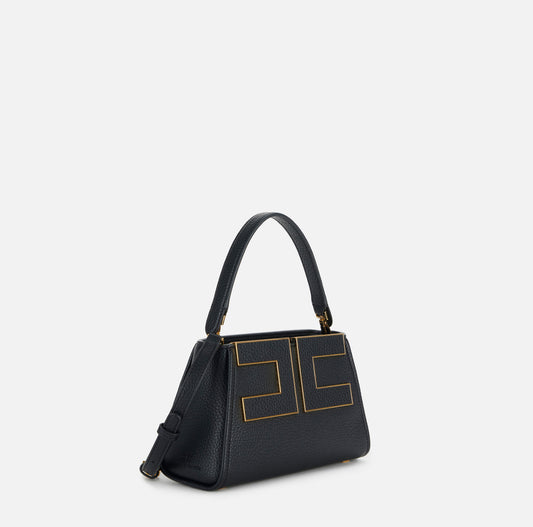 ELISABETTA FRANCHI Borsa a mano con logo BS07A66E2 Nero