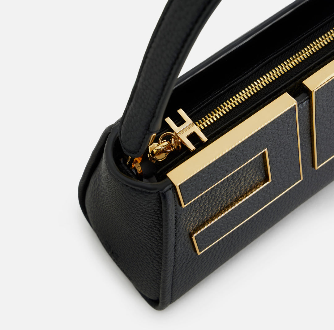 ELISABETTA FRANCHI Borsa a mano con logo BS07A66E2 Nero