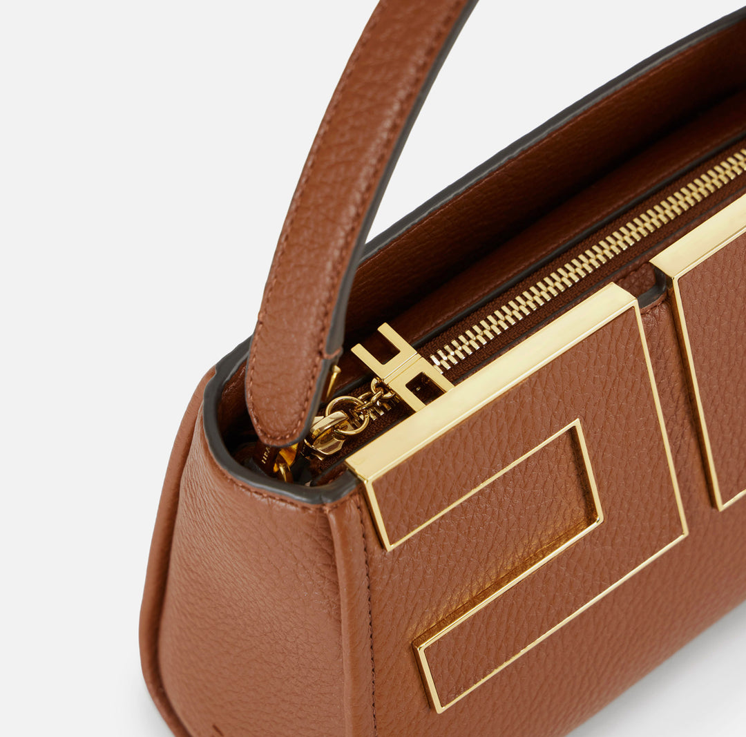 ELISABETTA FRANCHI Borsa a mano con logo BS07A66E2 Sigaro