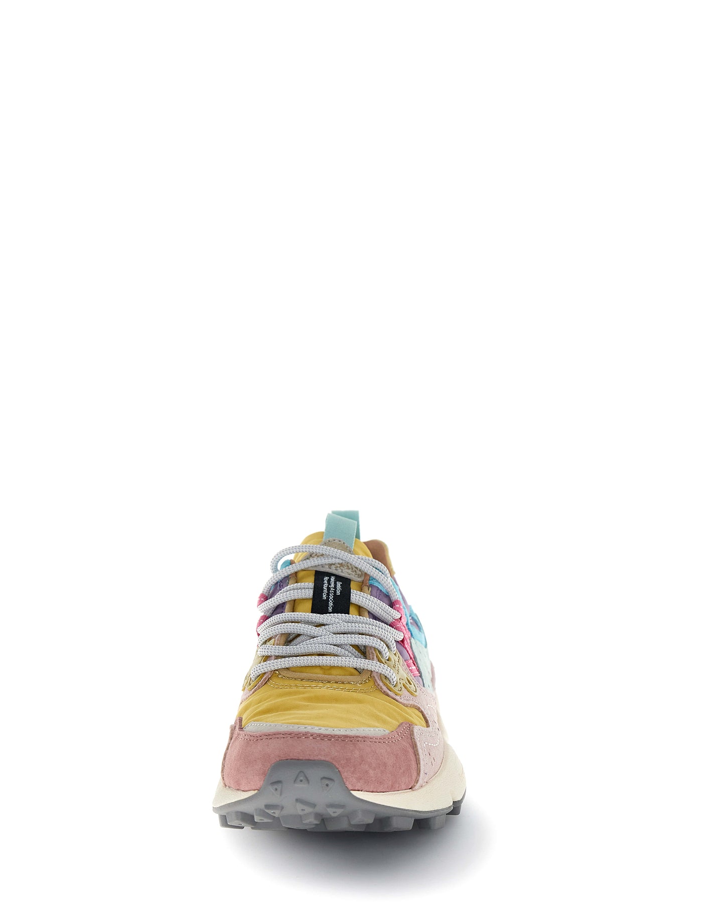 FLOWER MOUNTAIN Sneakers Donna YAMANO 3 WOMAN Suede Nylon Pink Ocher Light Pink