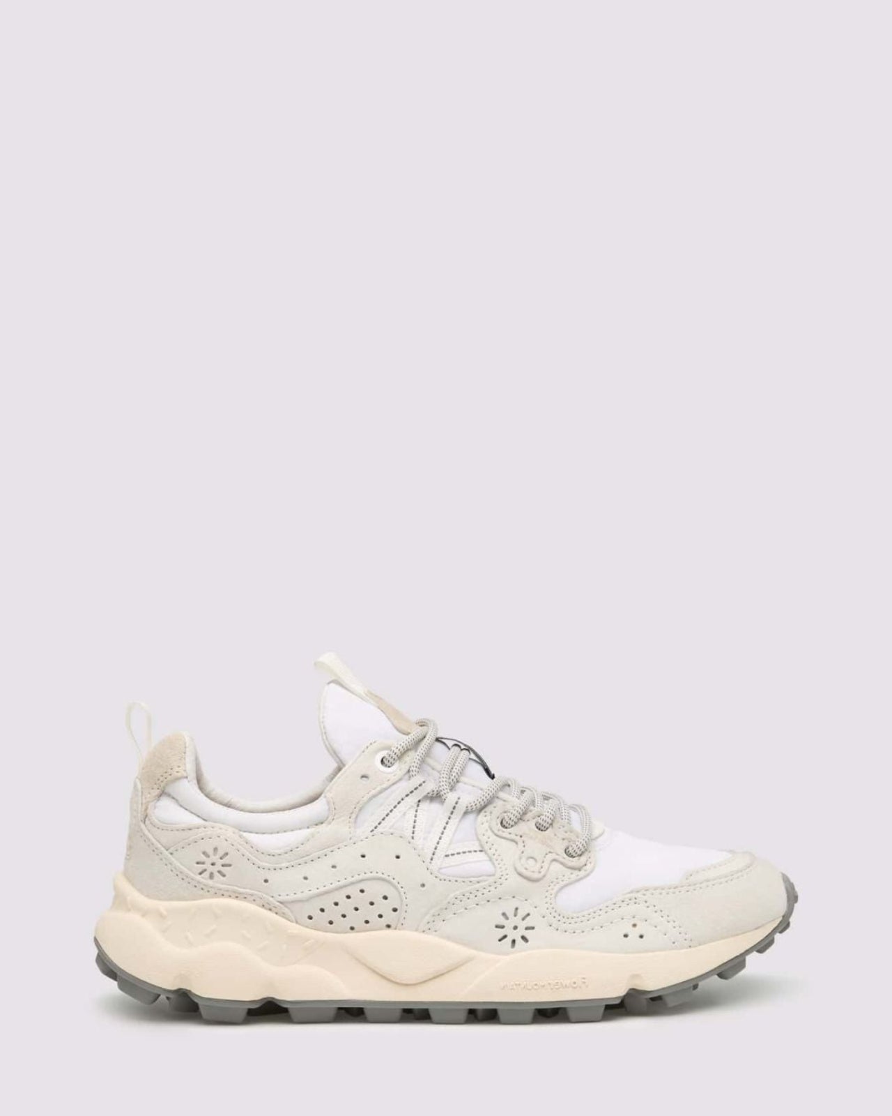 FLOWER MOUNTAIN Sneakers Donna YAMANO 3 UNI Suede Nylon White Off White