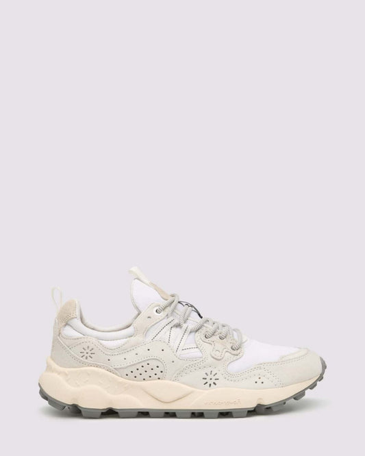 FLOWER MOUNTAIN Sneakers Donna YAMANO 3 UNI Suede Nylon White Off White