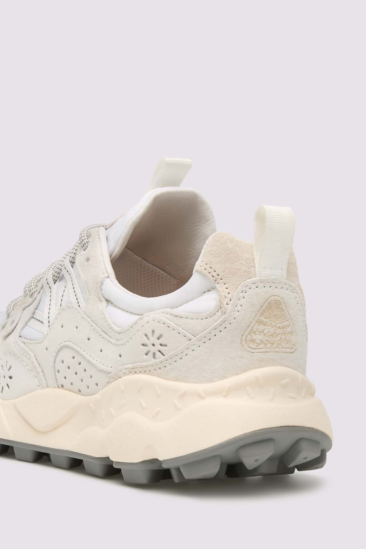 FLOWER MOUNTAIN Sneakers Donna YAMANO 3 UNI Suede Nylon White Off White