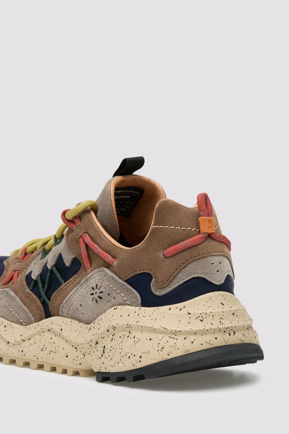 FLOWER MOUNTAIN Sneakers Uomo YAMABUSHI MAN SUEDE/NYLON  Col. BROWN BLACK MUD