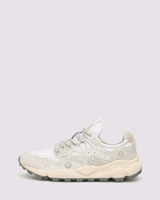 FLOWER MOUNTAIN Sneakers Donna YAMANO 3 UNI Suede Nylon White Off White