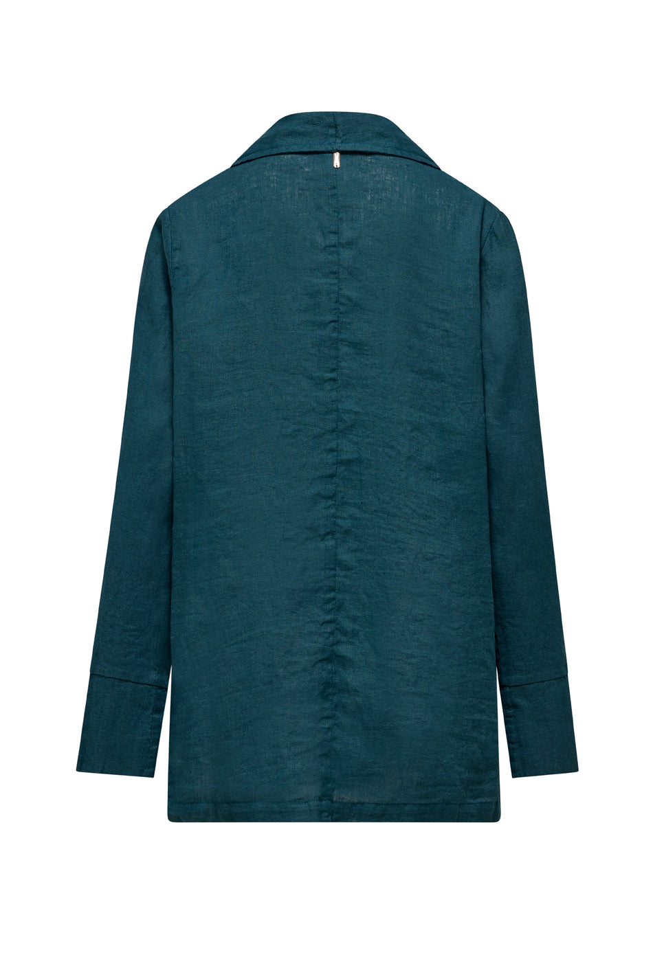 BOMBOOGIE Giacca Donna in Lino GW9449LNI6 Teal Blue 259
