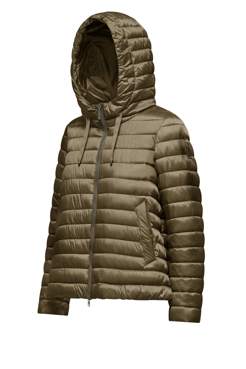 BOMBOOGIE Piumino Donna in nylon cire GW9616TDL Hazelnut 184