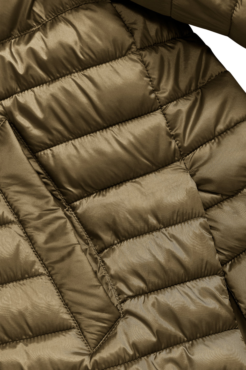 BOMBOOGIE Piumino Donna in nylon cire GW9616TDL Hazelnut 184