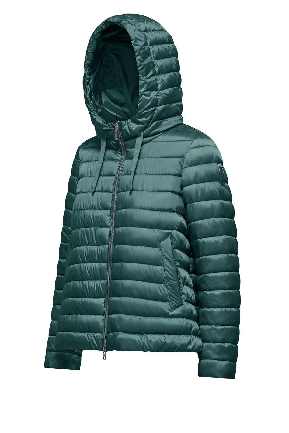 BOMBOOGIE Piumino Donna in nylon cire GW9616TDL Teal Blue 259