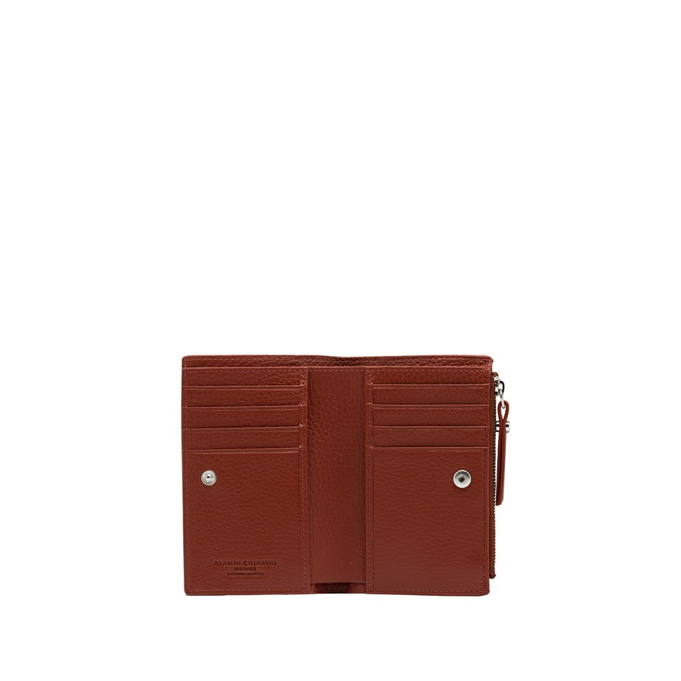 Gianni Chiarini WALLETS Dollar Wallet PF 6003 GRN Brick Red