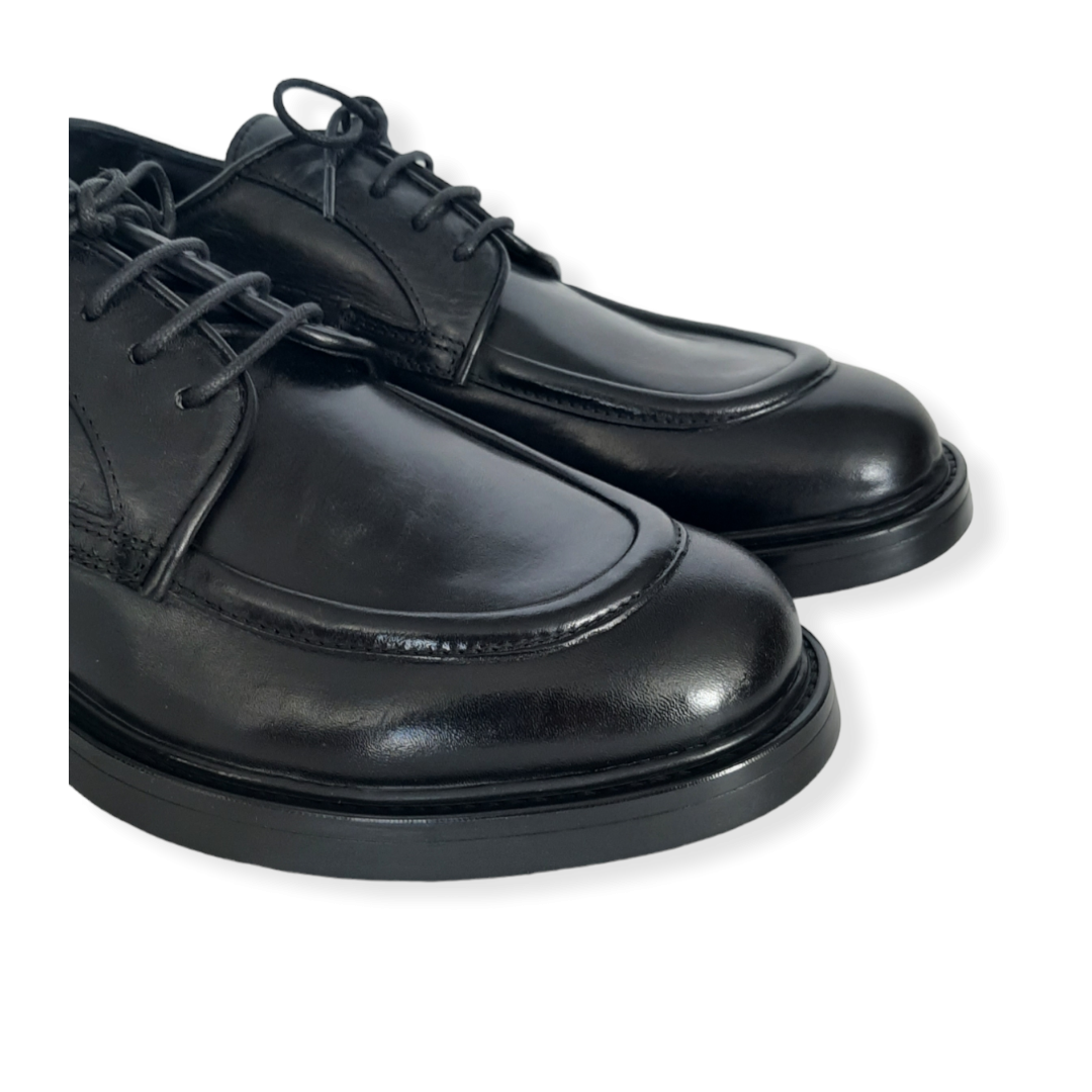 HUNDRED Scarpe Uomo M627-05 Norvegese Vegas Nero.