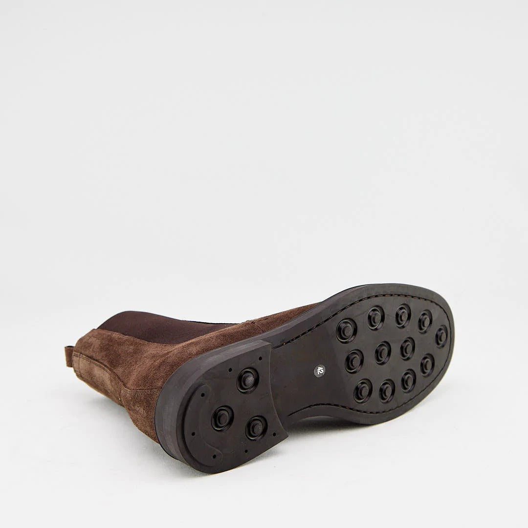 HUNDRED Scarpe Uomo M766-10 Beatles Velour Ebano.