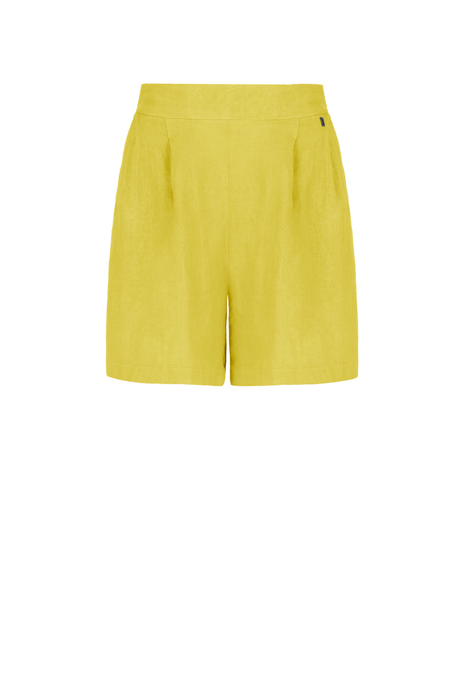 BOMBOOGIE Bermuda Donna in lino HW8392TLNI6 Cedar Yellow 619