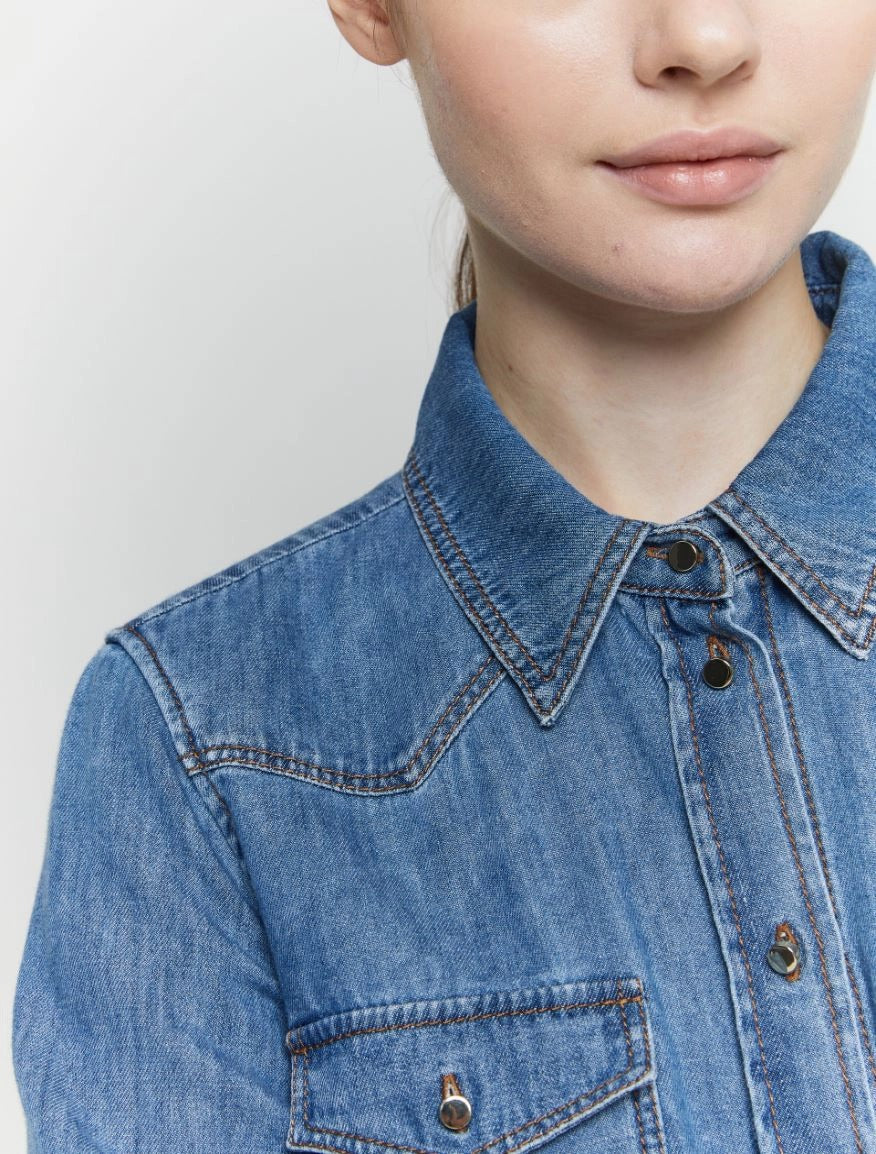 I BLUES Camicia Donna GAETA Blu Jeans